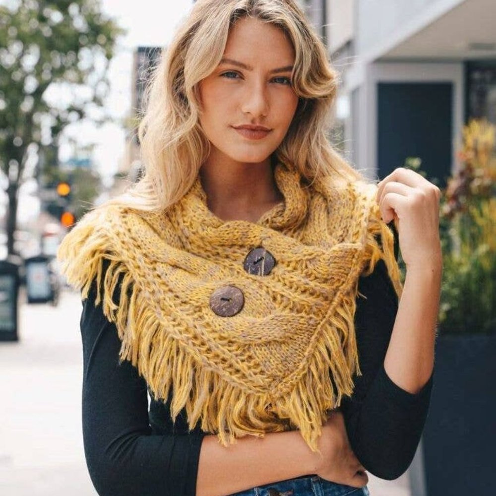 NWT Leto Collection Neck Fringe Scarf